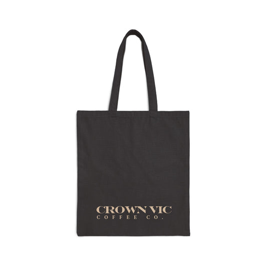 Crown Vic Coffee Black Tote Bag