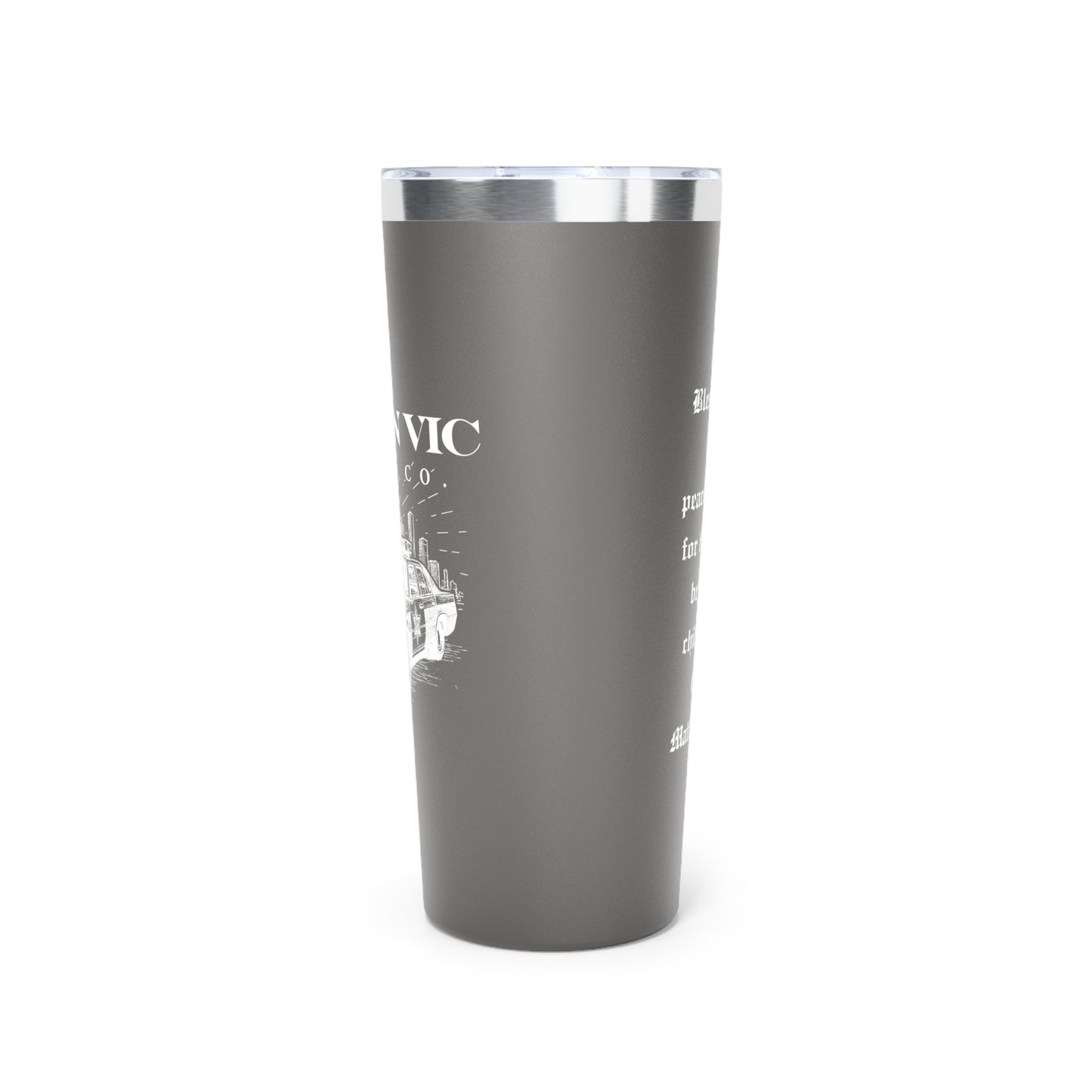 Inspirational Copper Tumbler - 22oz Vacuum Insulated Travel Mug for Coffee Lovers
