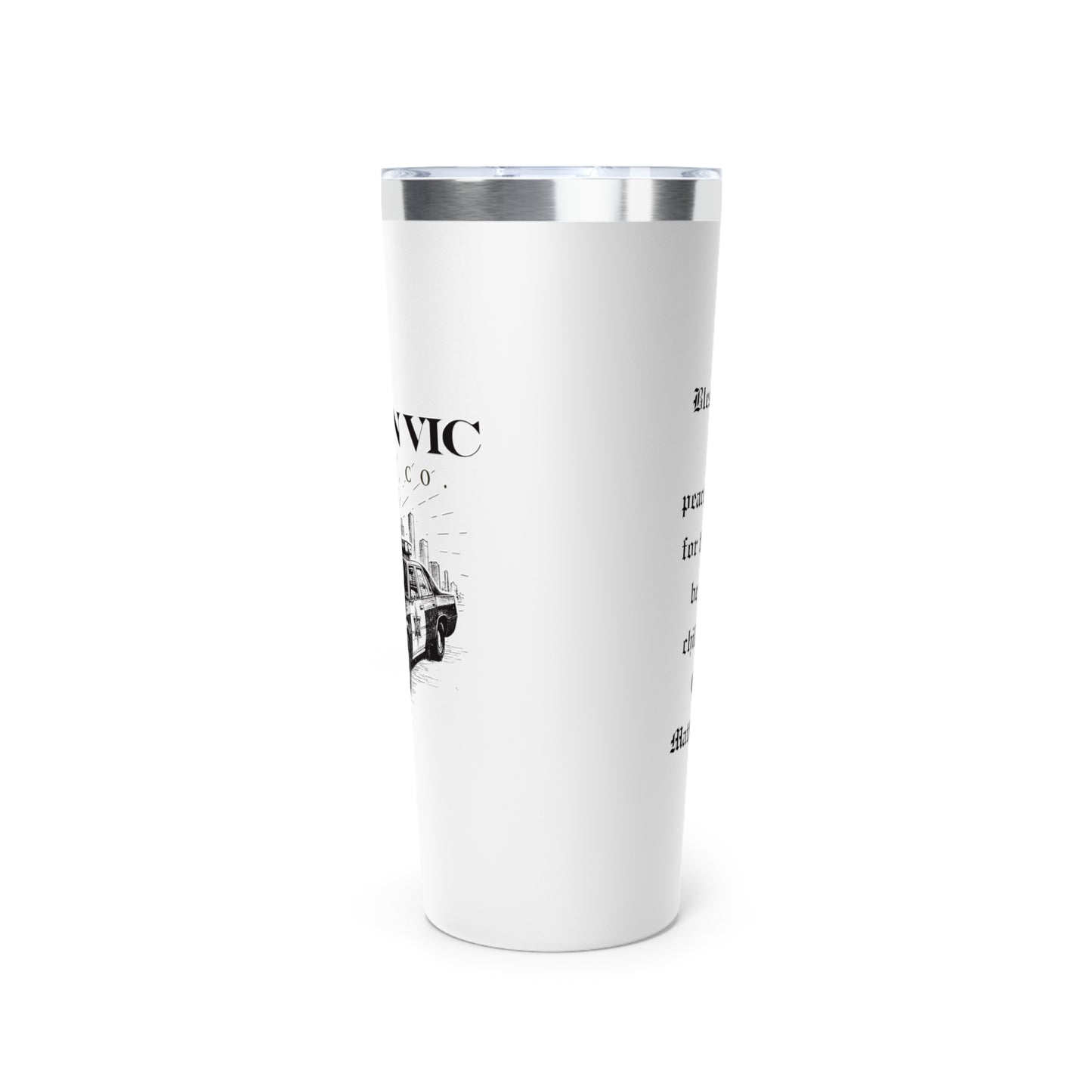 Inspirational Copper Tumbler - 22oz Vacuum Insulated Travel Mug for Coffee Lovers